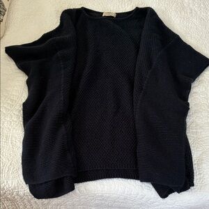LOFT Navy Poncho sweater